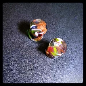Marbled Glass plugs